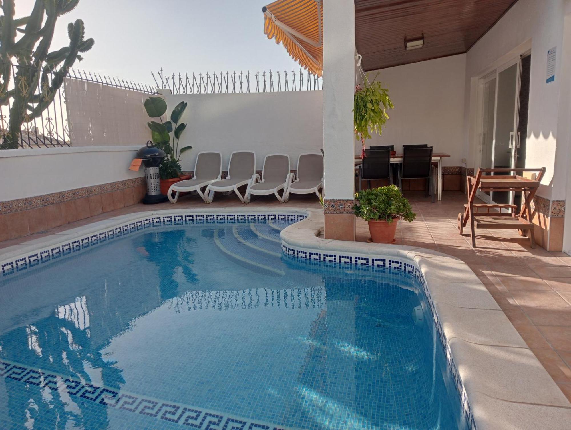 Beautiful Holiday Villa With Heated Private Pool, Los Cristianos Los Cristianos (Tenerife) Exterior foto